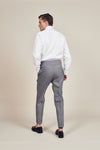 Grey Wallstreet Trousers