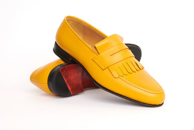 GT Yellow Pull up Loafers