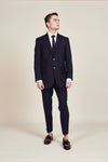 Black Regular British Suit