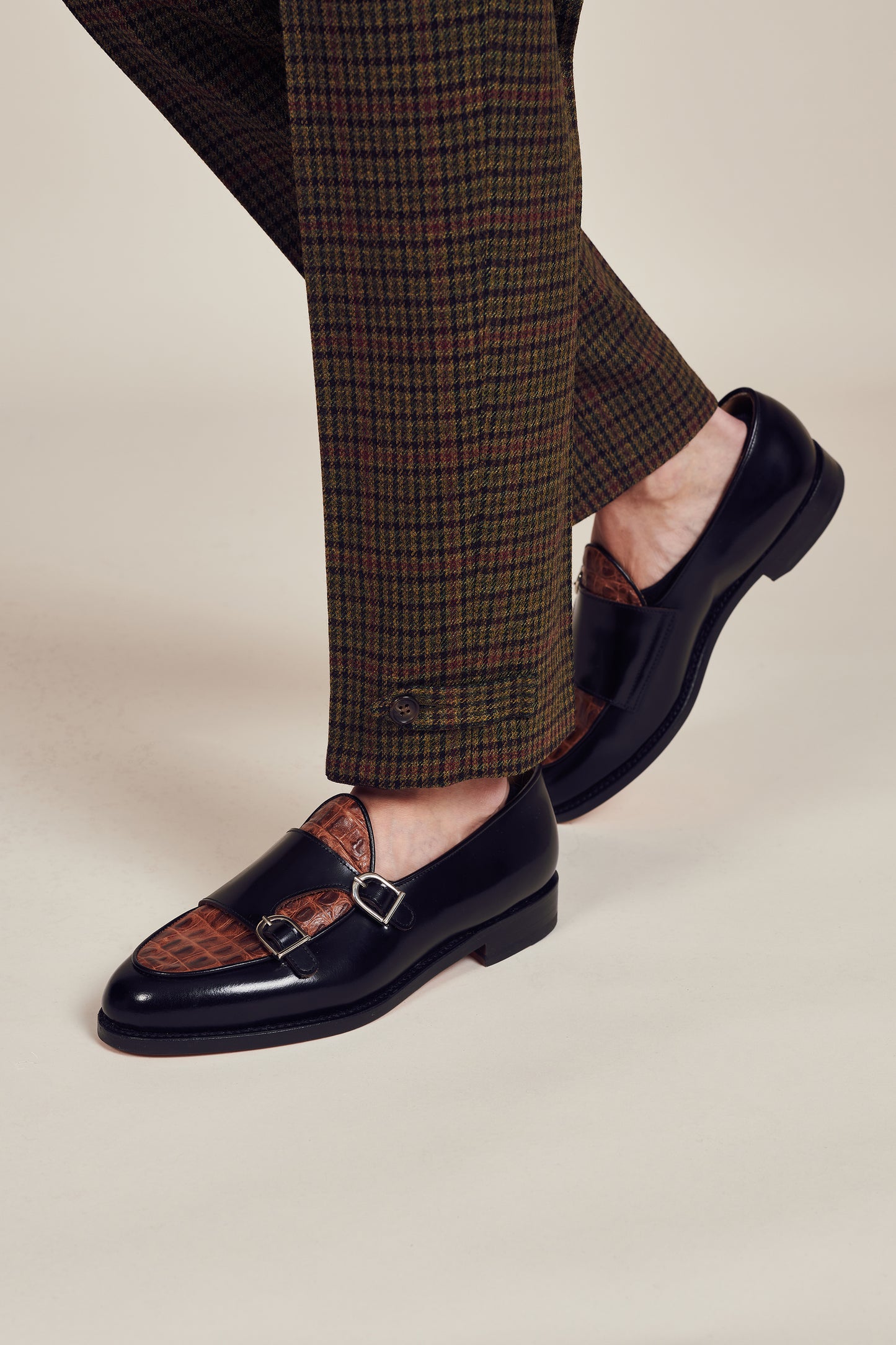 Classic British Check Green Suit