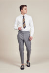 Grey Wallstreet Trousers