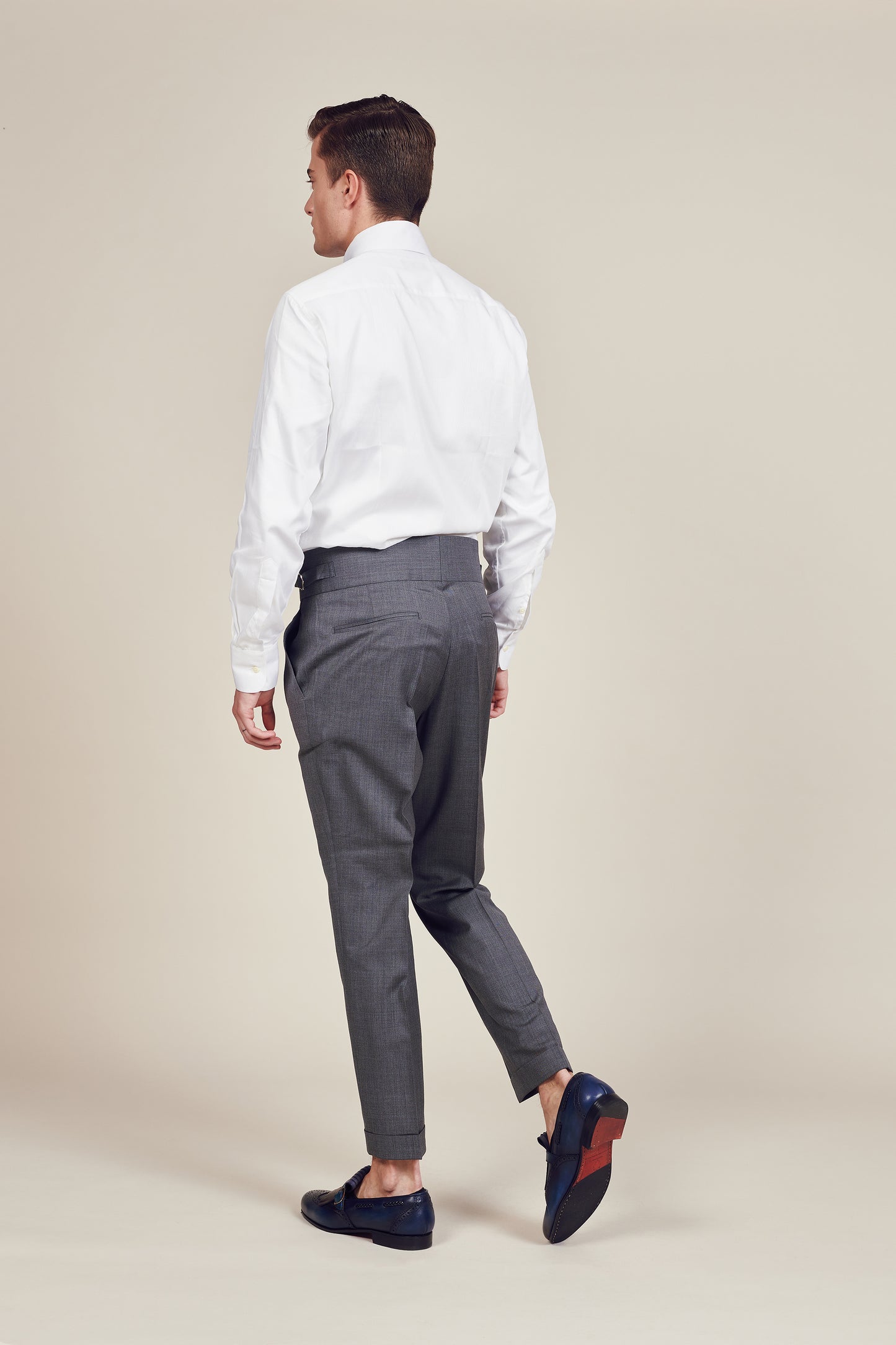 Dark Grey Vintage Patch Pocket Suit