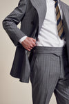 Grey Wallstreet Trousers