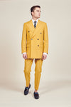 Yellow Vintage Double Breasted Suit