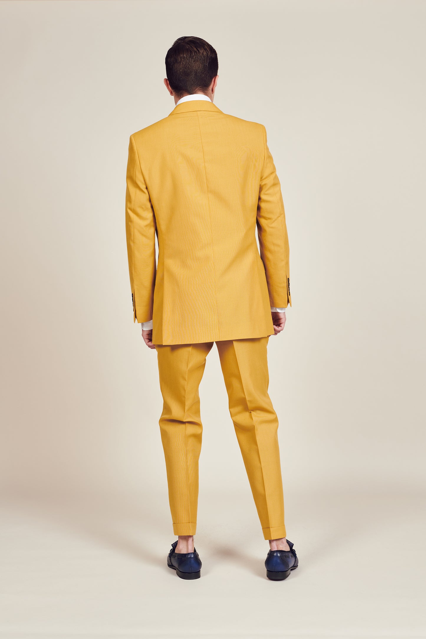 Yellow Vintage Double Breasted Suit