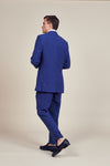 Vintage Blue Double Breasted Suit