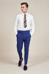 Vintage Blue Double Breasted Suit