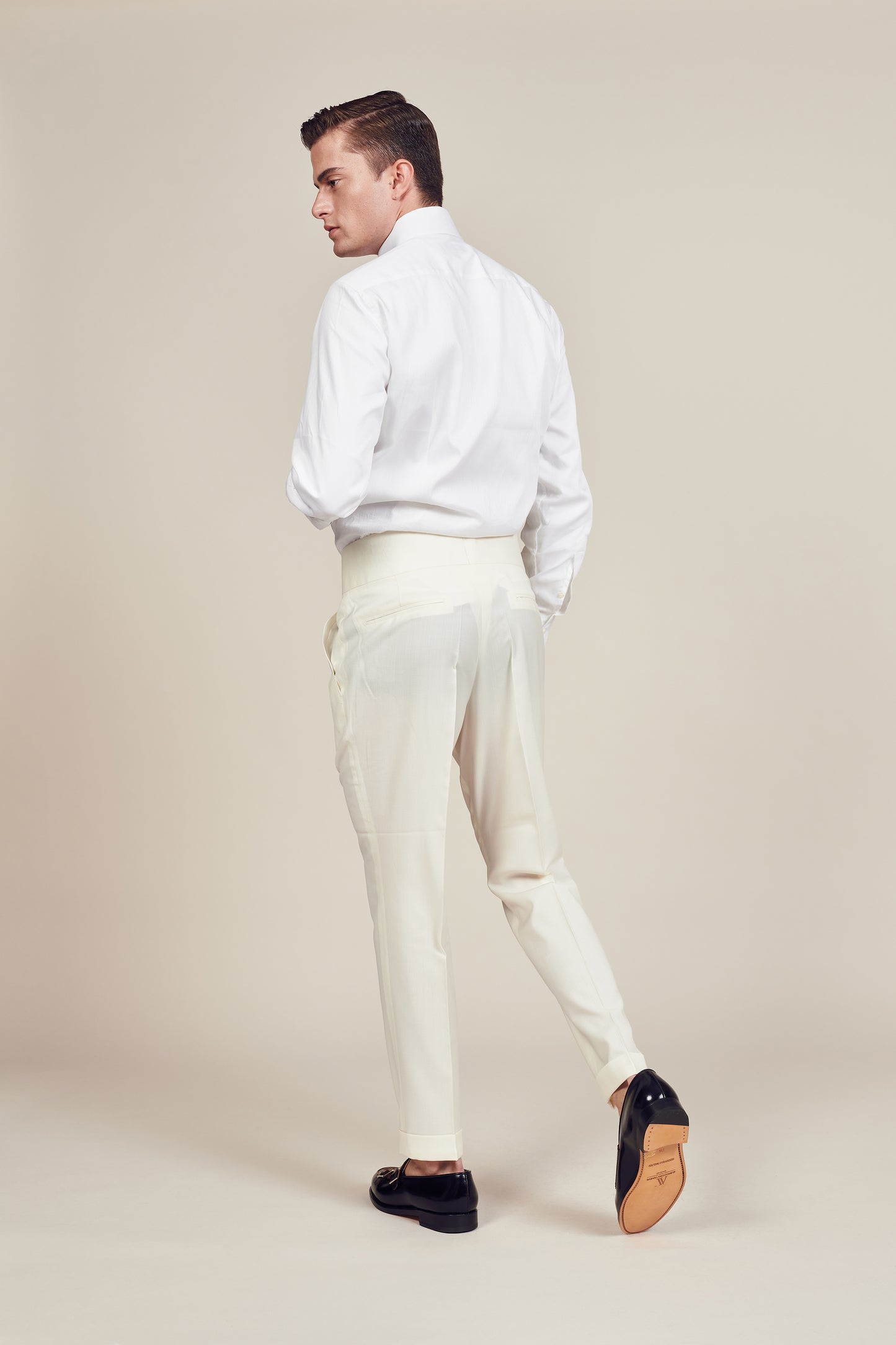 1960's Jet White Vintage Suit