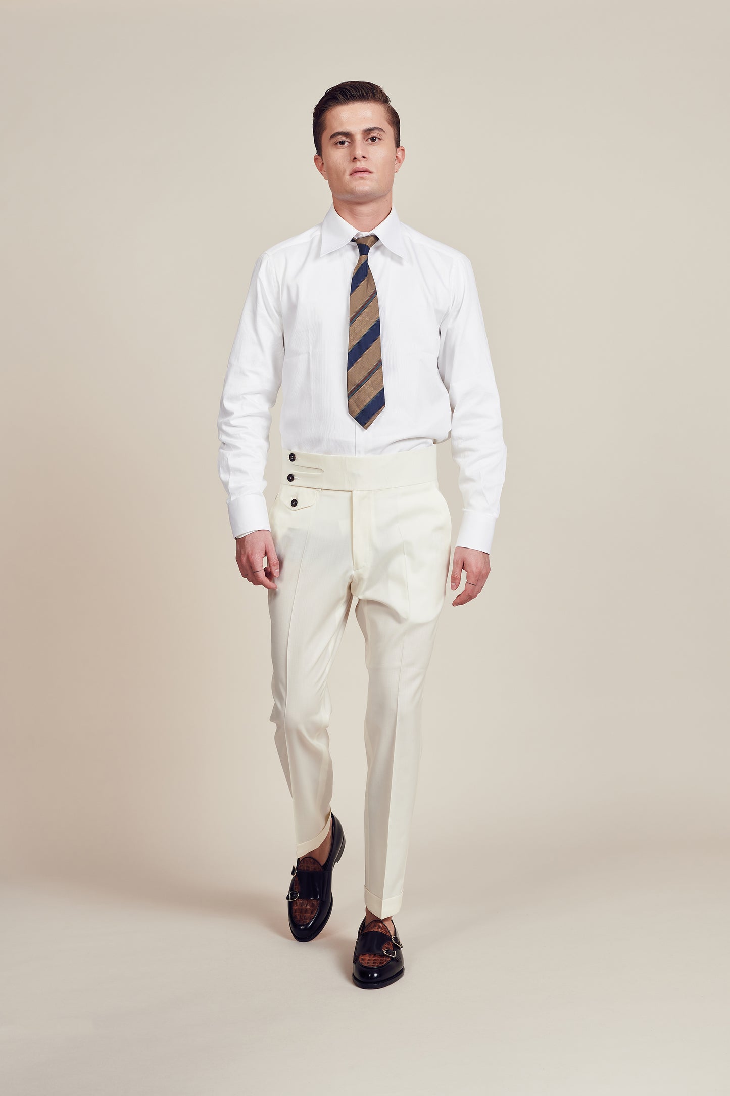 1960's Jet White Vintage Suit