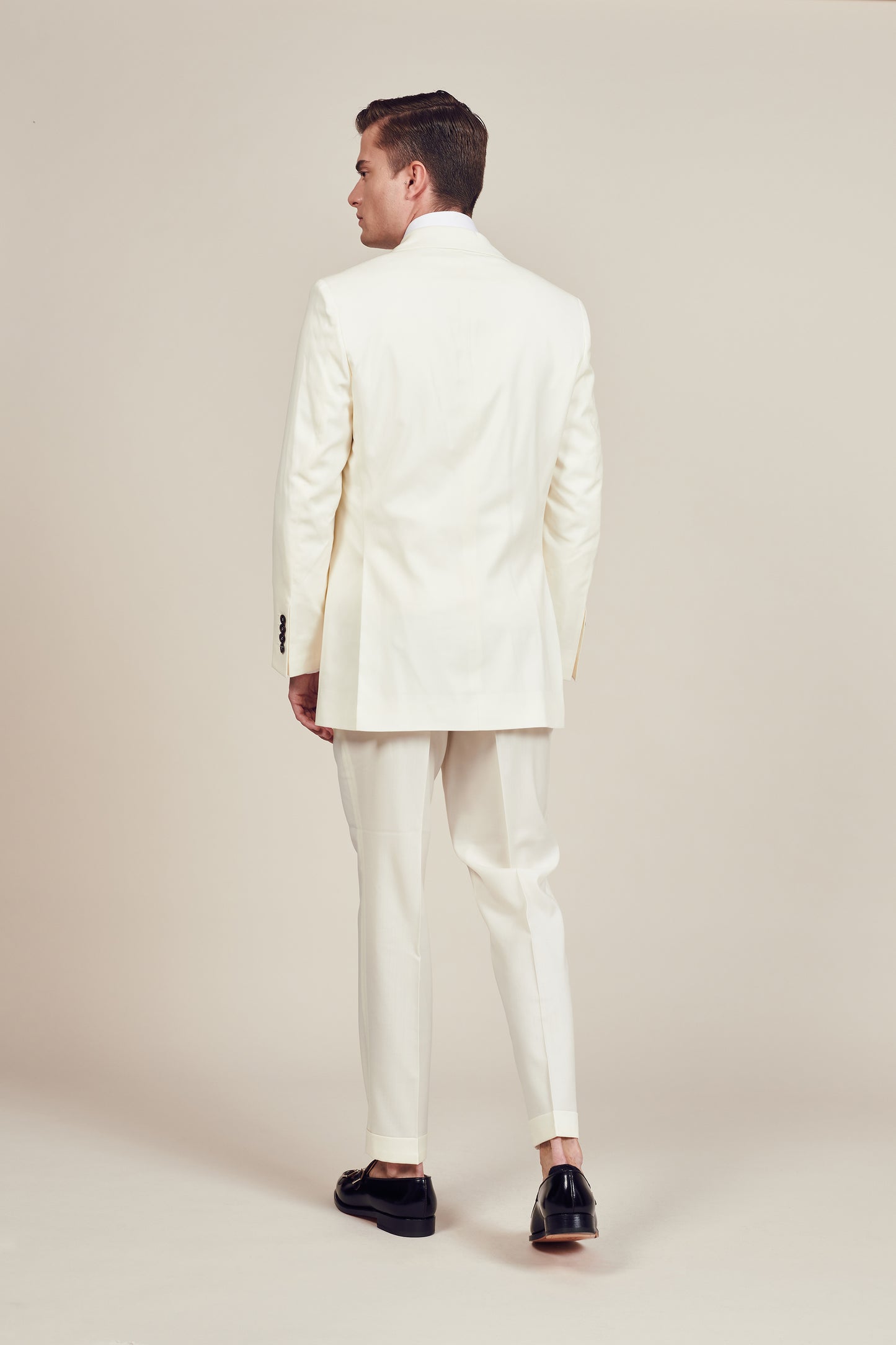 1960's Jet White Vintage Suit