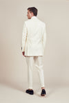 1960's Jet White Vintage Suit