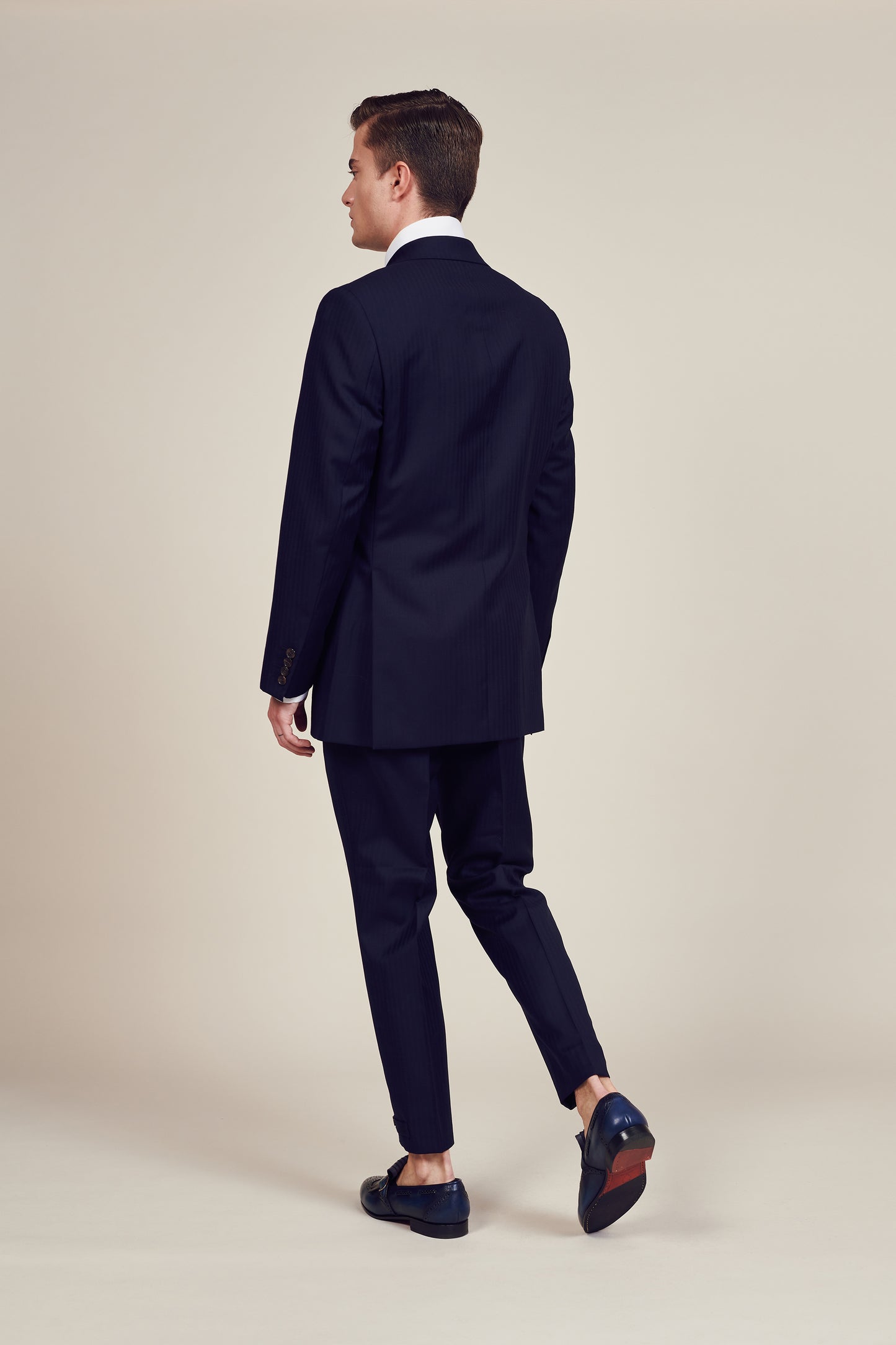 Blue Classic flip pocket suit