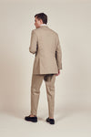 Stripe Beige Amaron Suits